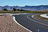 Curved intersection of 28 1/4 Road and Hawthorne Ave - Street Art of Grand Junction