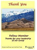 Colorado Sand Dunes rise to the Rocky Peaks - Thank You ... Ecard4u