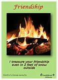Warmth of a Colorado evening fire - Friendship ... ECard4u