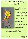 Colorado Columbine and Bee - Happy Days ... ECard4u