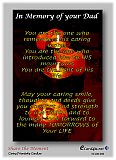 In Memory of your Dad - In Memoria - ECard4u