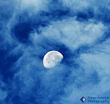 Storm Clouds around the Moon - Gallery 3.3  Water and Sky