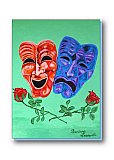 Dramatic Entertainment - Friendship ... Greeting Cards